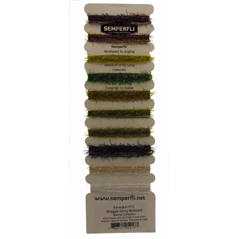 Semperfli Straggle String Multicard Pack Naturals Collection